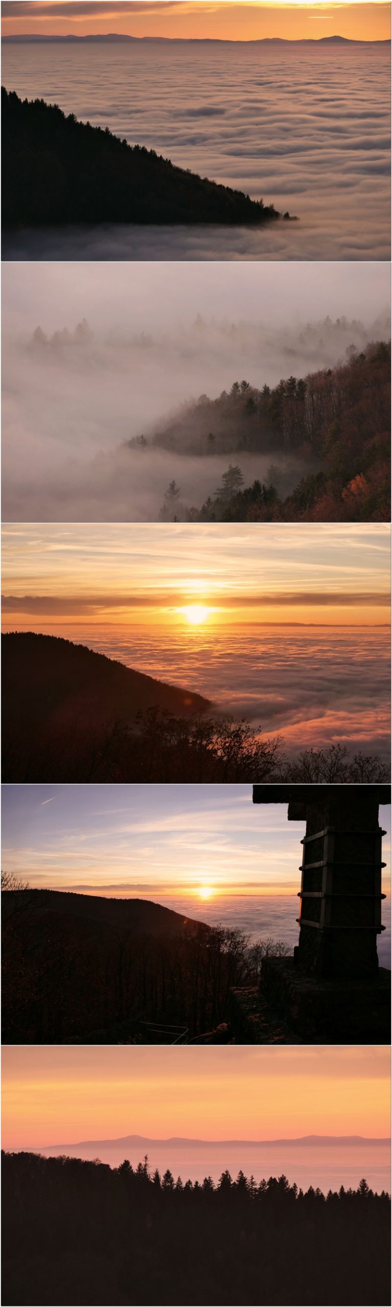 Magischer Blick vom Strassburger Kreuz bei Neusatz