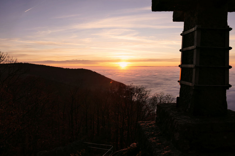 Wenn das Rheintal im Nebel versinkt