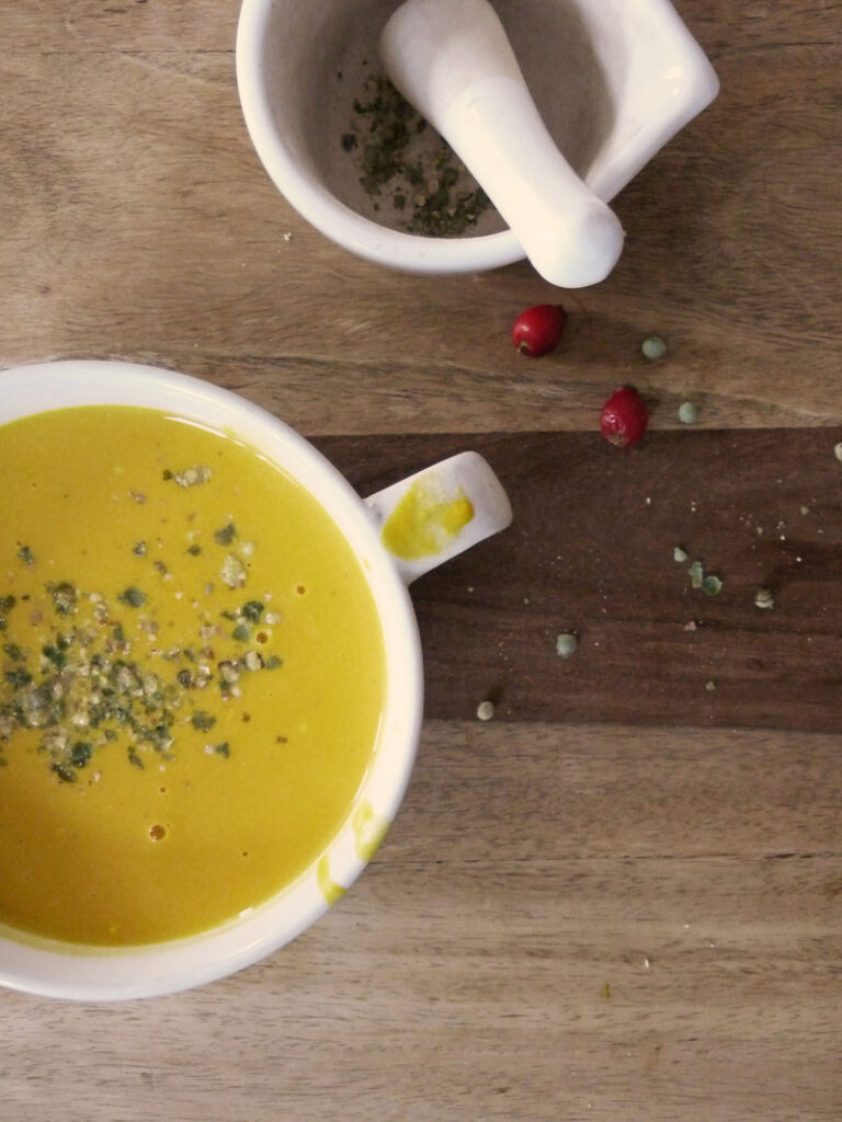 Warme Suppe für einen gemütlichen Herbstabend