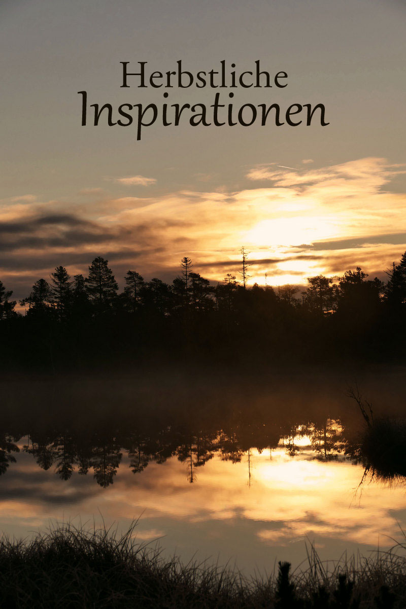 Herbstliche Inspirationen - einen gewöhnlichen Herbsttag schöner machen